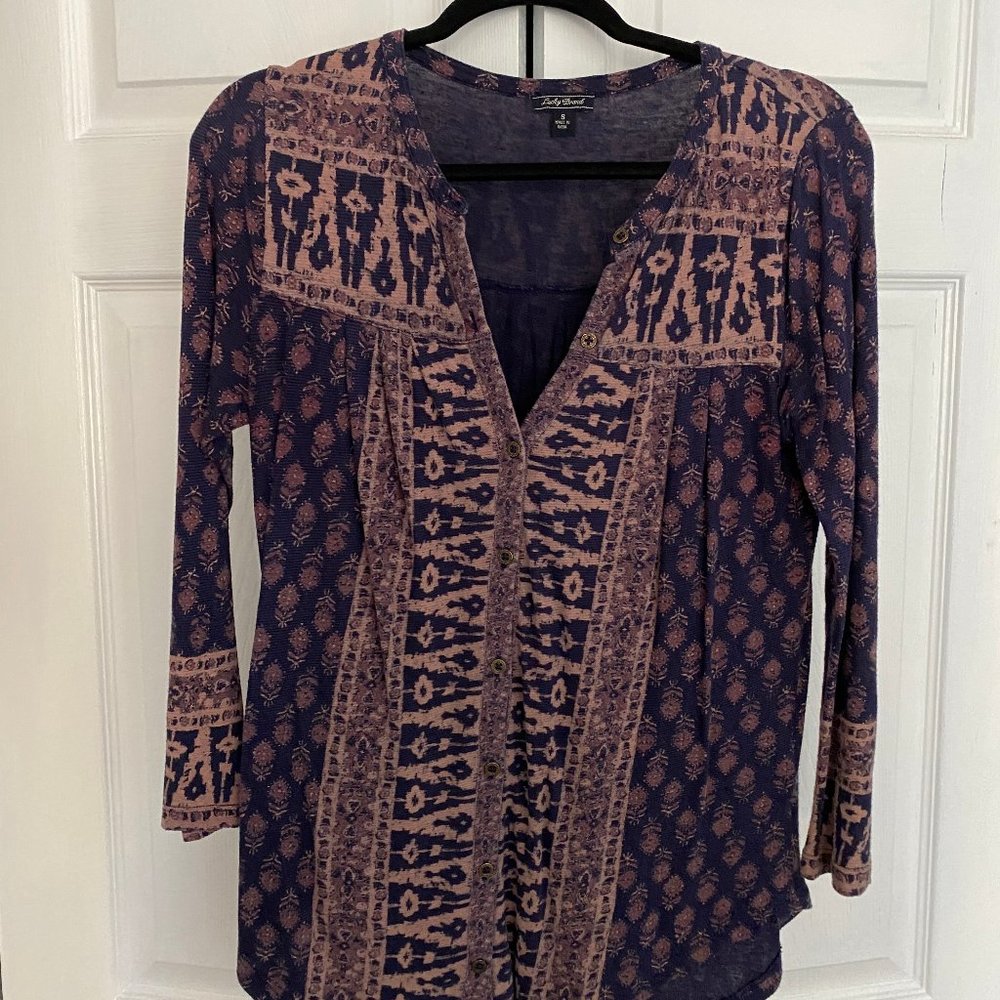 Lucky Brand 3/4 sleeve blouse